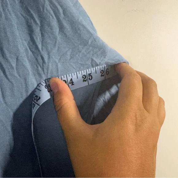 Eberjey Gisele Slouchy Modal Top Blue Drawstring Hem Soft Lounge XS - Picture 4 of 5